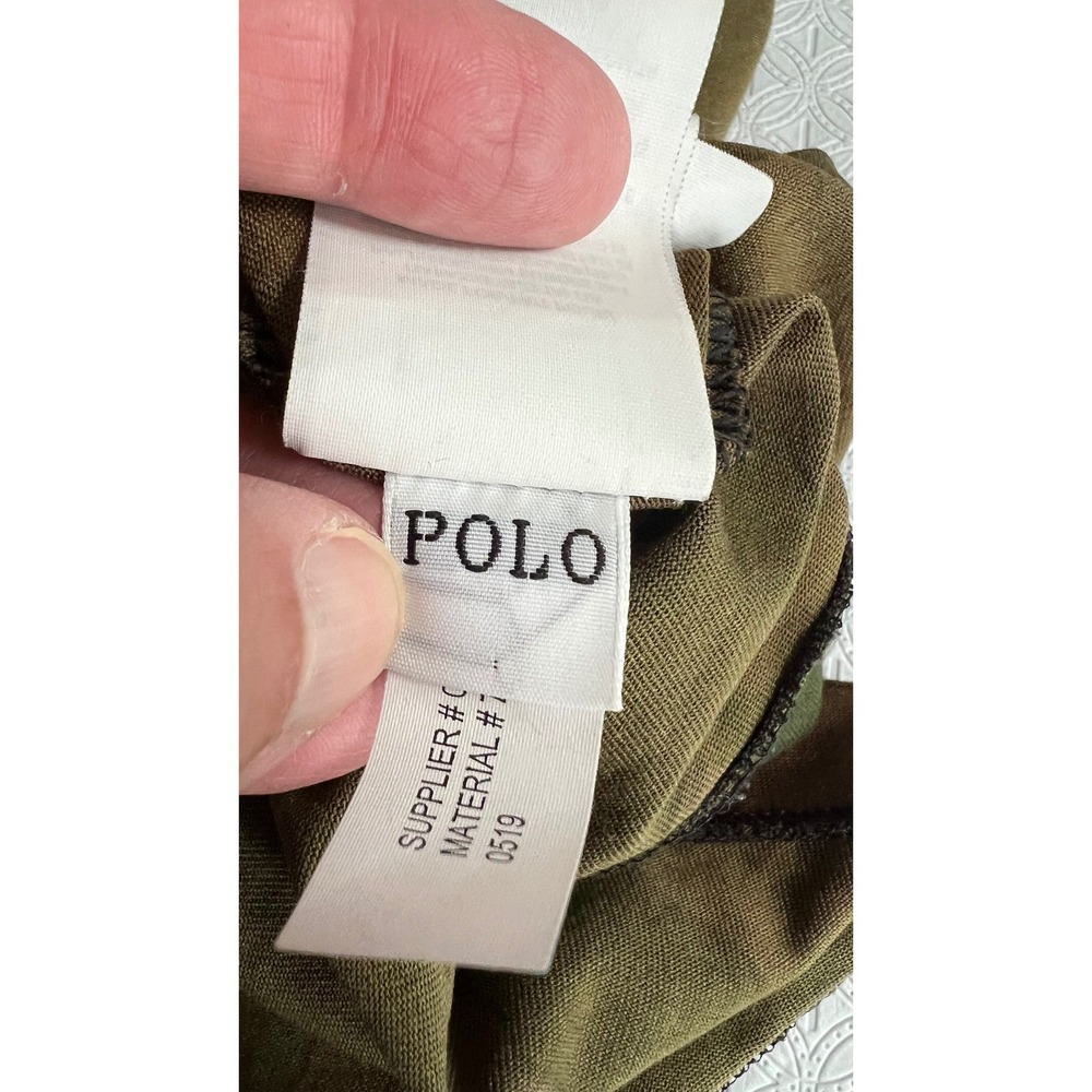 Polo Ralph Lauren Mens XL Camo Big Pony ThermoVent Performance T-Shirt army - Picture 13 of 13